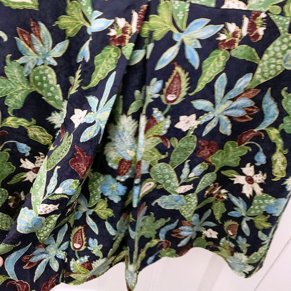 Tory Burch Garden Wisteria Silk Printed Dress - Picture 8 of 10